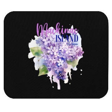 Discover Mackinac Island Michigan Lilacs Lilac Festival Sta Mouse Pads