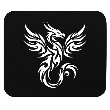 Discover Flying Wild T Tattoo Dragon With Wings Mouse Pads