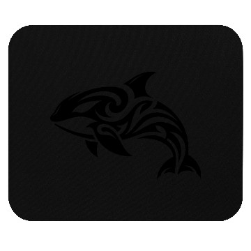 Discover Sleek Elegant Orca T Tattoo Style Mouse Pads