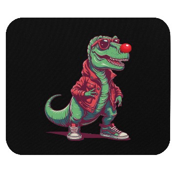 Discover Cool T-Rex – Retro Street Style Mouse Pads