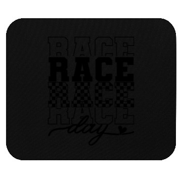 Discover Race Day Racing Season Mouse Pads