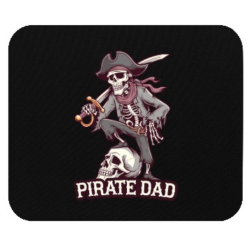 Discover Pirate dad Mouse Pads