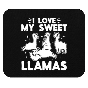 Discover Alpaca Lover Llama Lover - I love my sweet Llamas Mouse Pads