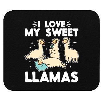 Discover Llama Lover - I love my sweet Llamas Mouse Pads