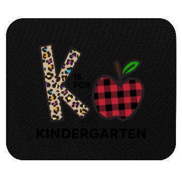 Discover K Is For Kindergarten Teacher Back To School Mouse Pads