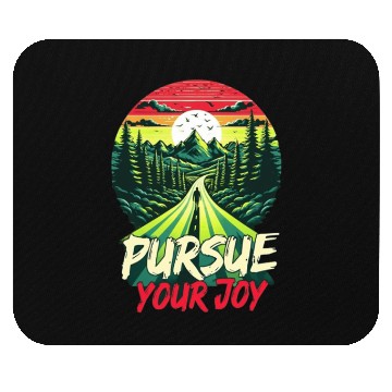 Discover Pursue Your Job - Vibrant Palette Mouse Pads