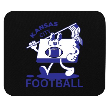 Discover Kansas City Football Mouse Pads