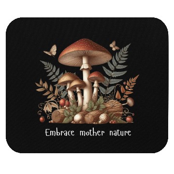 Discover Embrace Mother Nature Mushroom Mouse Pads