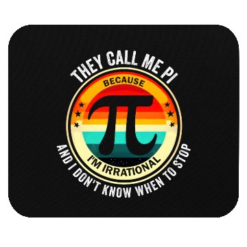 Discover Pi Day Retro Math Nerd Gift Teachers and Students Mouse Pads