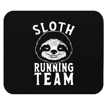 Discover Sloth Running Team Lazy Person Sloth Mouse Pads