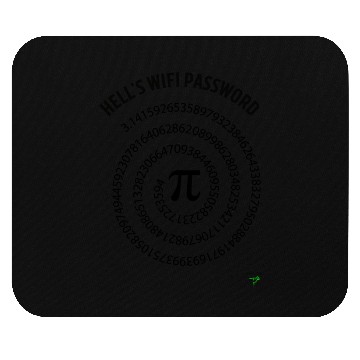 Discover Hells Password White Mouse Pads