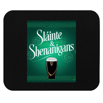 Discover Slainte And Shenanigans Mouse Pads