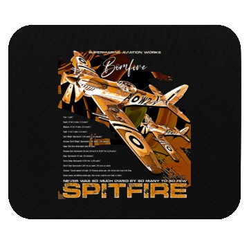 Discover Spitfire Legend: WWII Icon in Flight Mouse Pads