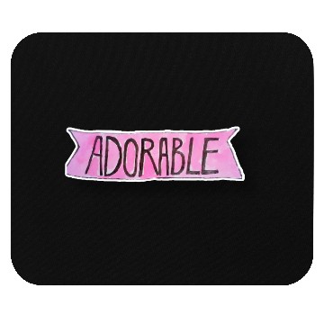 Discover Adorable Cute Typography Mouse Pads