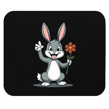 Discover Funny Easter Bunny Cute Bunny Easter Mouse Pads