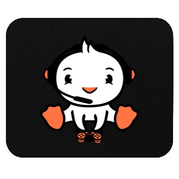 Discover Bird Plays Gamer Nerd Console Headset Controller Mouse Pads