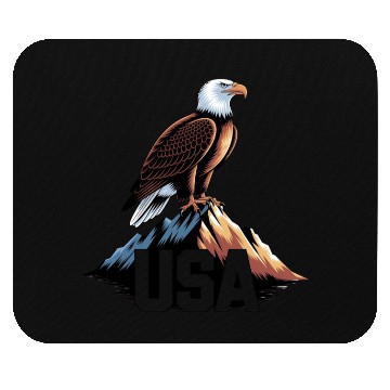 Discover Patriotic Eagle Mouse Pads