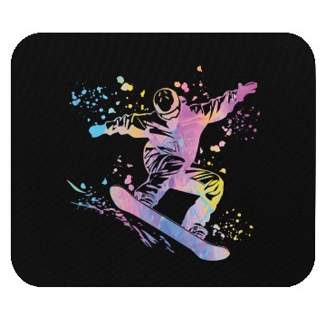 Discover Snowboarder Snowboard Snowboarding Mouse Pads