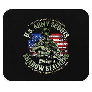Discover U.S. Army Scouts Mouse Pads