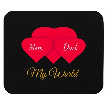 Discover My World: Mom & Dad Emotional Design Mouse Pads
