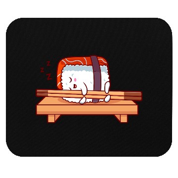 Discover Sushi Salmon Sleeping Mouse Pads