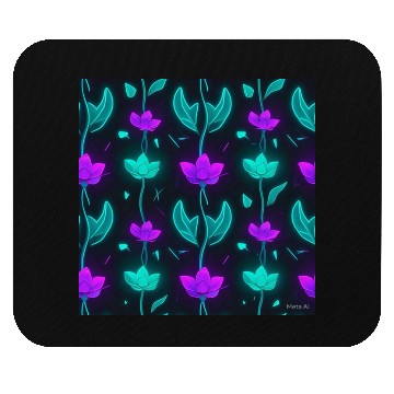 Discover "Vibrant Petal Lights Mouse Pads