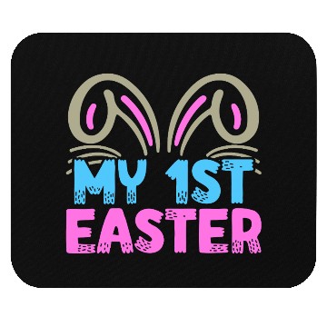 Discover My First Easter Cute Bunny Ears Design Mouse Pads