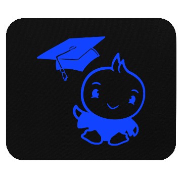Discover Bird School College Graduation Hat Education Cute Mouse Pads