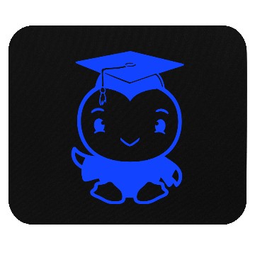 Discover Bird School College Graduation Hat Education Cute Mouse Pads