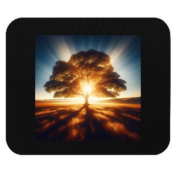 Discover Tree in Sunlight Mouse Pads