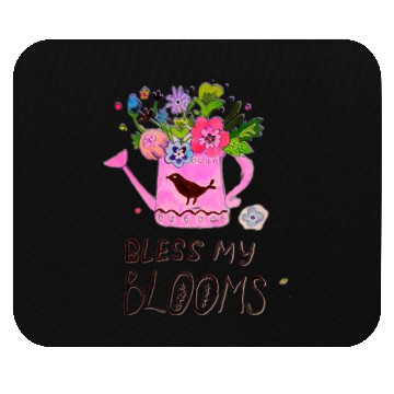 Discover Spring flowers illustration Mouse Pads