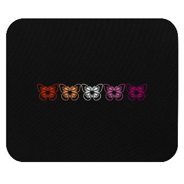 Discover Butterfly Lesbian Pride Aesthetic Minimalist Mouse Pads