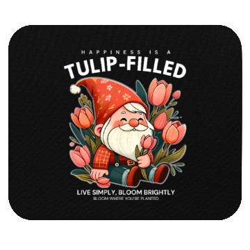 Discover Tulip-Filled Happiness – Bloom Brightly Mouse Pads