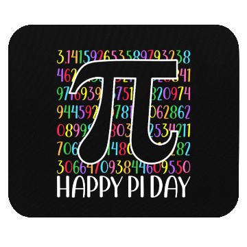 Discover Happy Pi Day Kids Math Teachers Student Mouse Pads