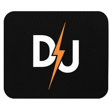 Discover DJ Lightning Bolt – High-Energy Music Lover Logo Mouse Pads