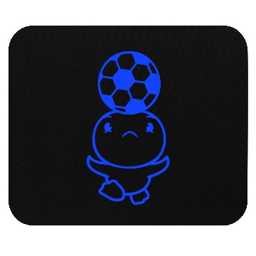 Discover Duck Plays Soccer Header Ball Balancing Head Fun Mouse Pads