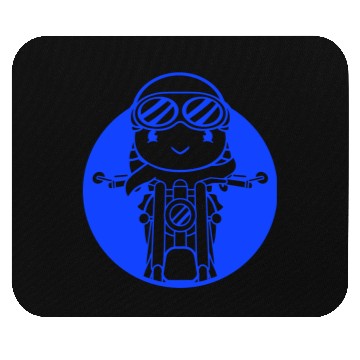 Discover Bird Motorcycle Riding Biker Motorcyclist Hobby Mouse Pads