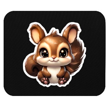 Discover Kawaii Squirrel Mouse Pads