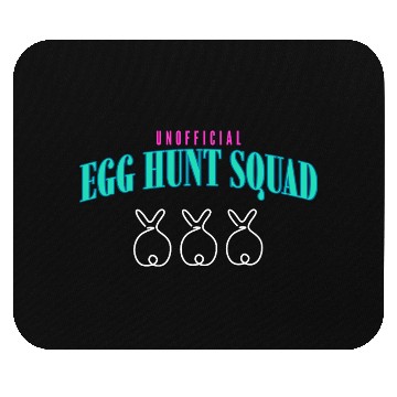 Discover Unofficial Egg Hunt Squad Easter Mouse Pads