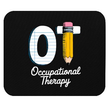 Discover Pediatric Occupational Therapy Cute Pencil Back Mouse Pads