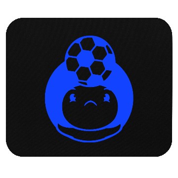Discover Duck Plays Soccer Header Ball Balancing Head Fun Mouse Pads