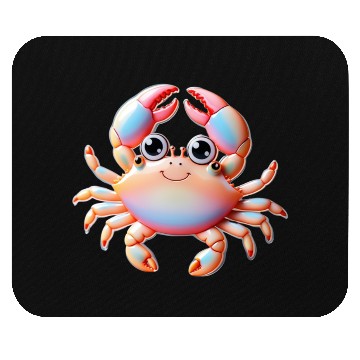 Discover Happy Crab Mouse Pads