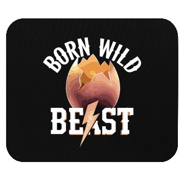 Discover Born Wild Beast Eggshell Lightning Adventure Mouse Pads