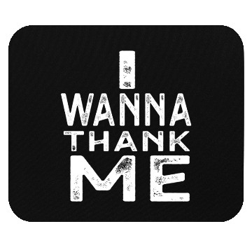Discover Bold Thank You Typography Design Mouse Pads
