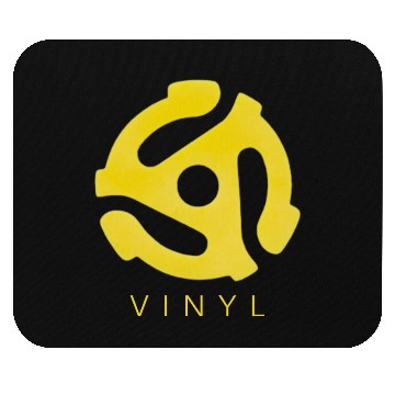 Discover 45RPM Retro Vinyl Record Adaptor Mouse Pads