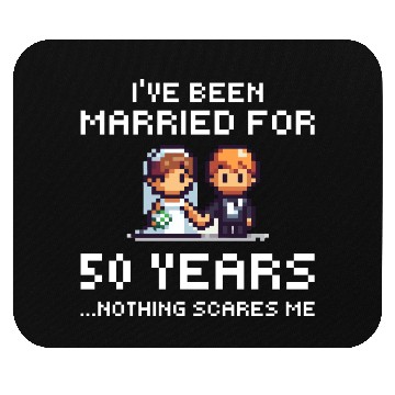 Discover Couples Married 50 Years - Funny 50th Wedding Anni Mouse Pads