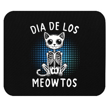 Discover Dia De Los Meowtos Skeleton Cat Mouse Pads