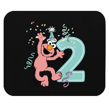 Discover Sesame Street Birthday Design With Elmo Two Years Mouse Pads