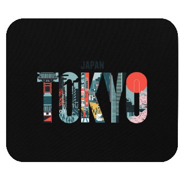 Discover Explore Vibrant Tokyo Japan Streets and Culture Mouse Pads