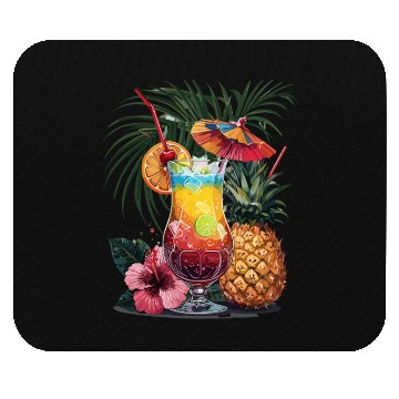 Discover Tropical Vibes with Pineapple and Cocktail Mouse Pads